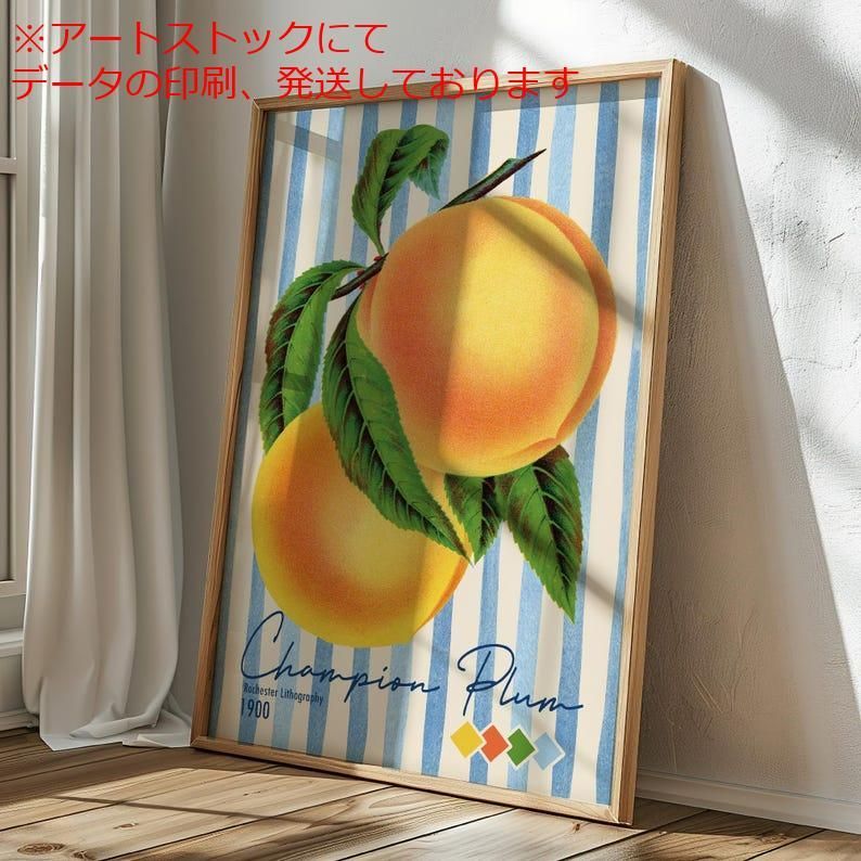 mz ポスター A1 サイズ (~A4まで対応可) チャンピオンプラムレトロ