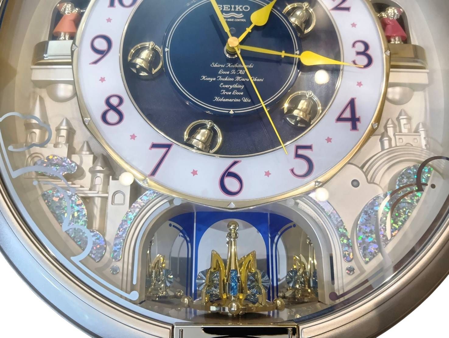 【極美品♪】SEIKO セイコー からくり電波掛け時計 RE555S 電波時計 SEIKO セイコー 掛け時計 電波時計 RE555S SEIKO からくり時計