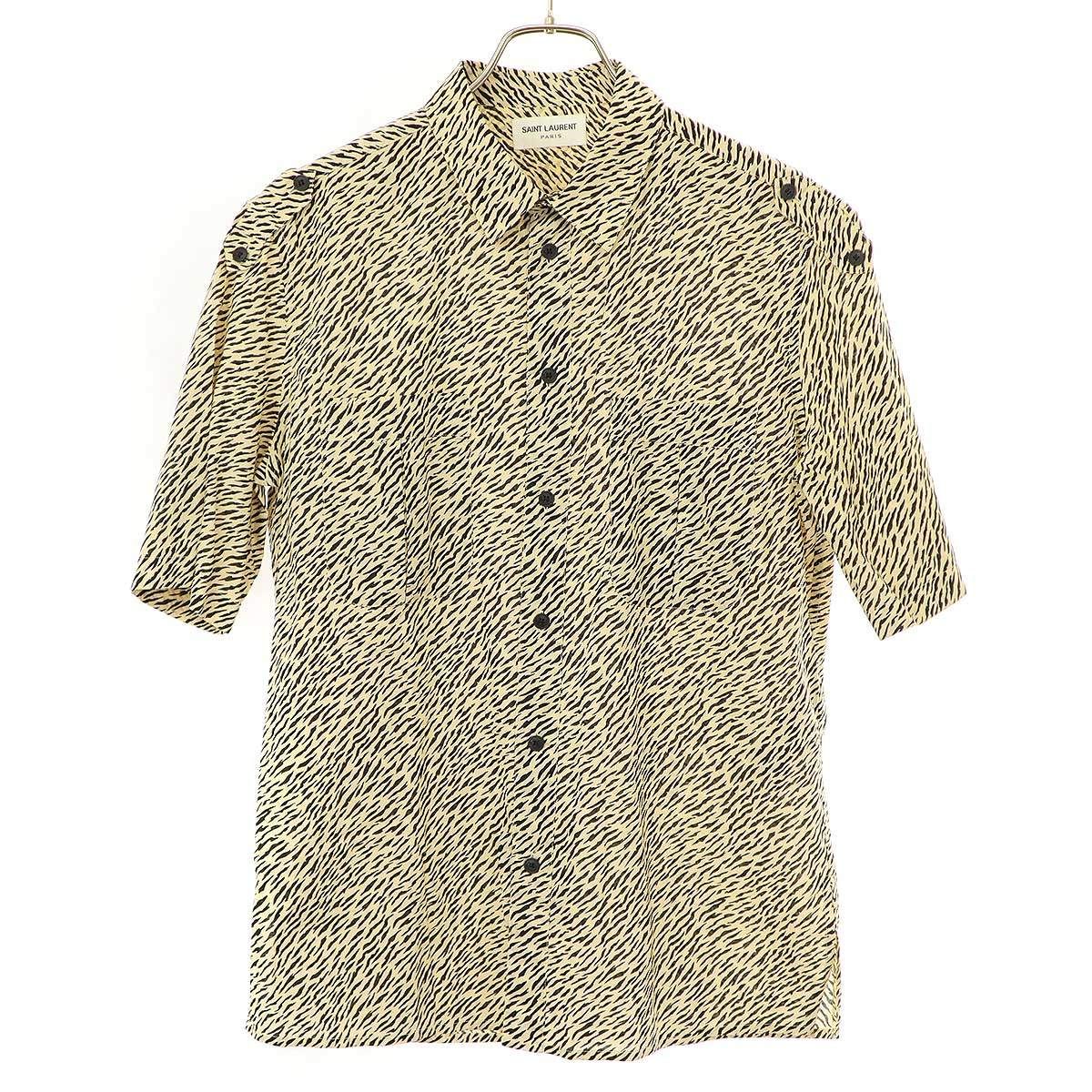 SAINT LAURENT PARIS サンローランパリ/ノースリーブシャツ/S Saint Laurent Paris(サンローランパリ) シースルーノースリーブ