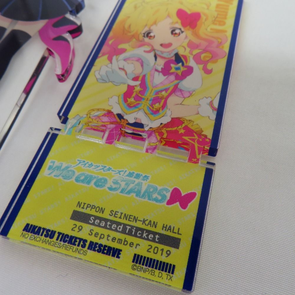 アイカツスターズ 感謝祭 we are STARS アクリルバッジスタンドキーホルダー 虹野ゆめ WaS ver. BANDAI NAMCO  バンダイナムコ コレクション - メルカリ