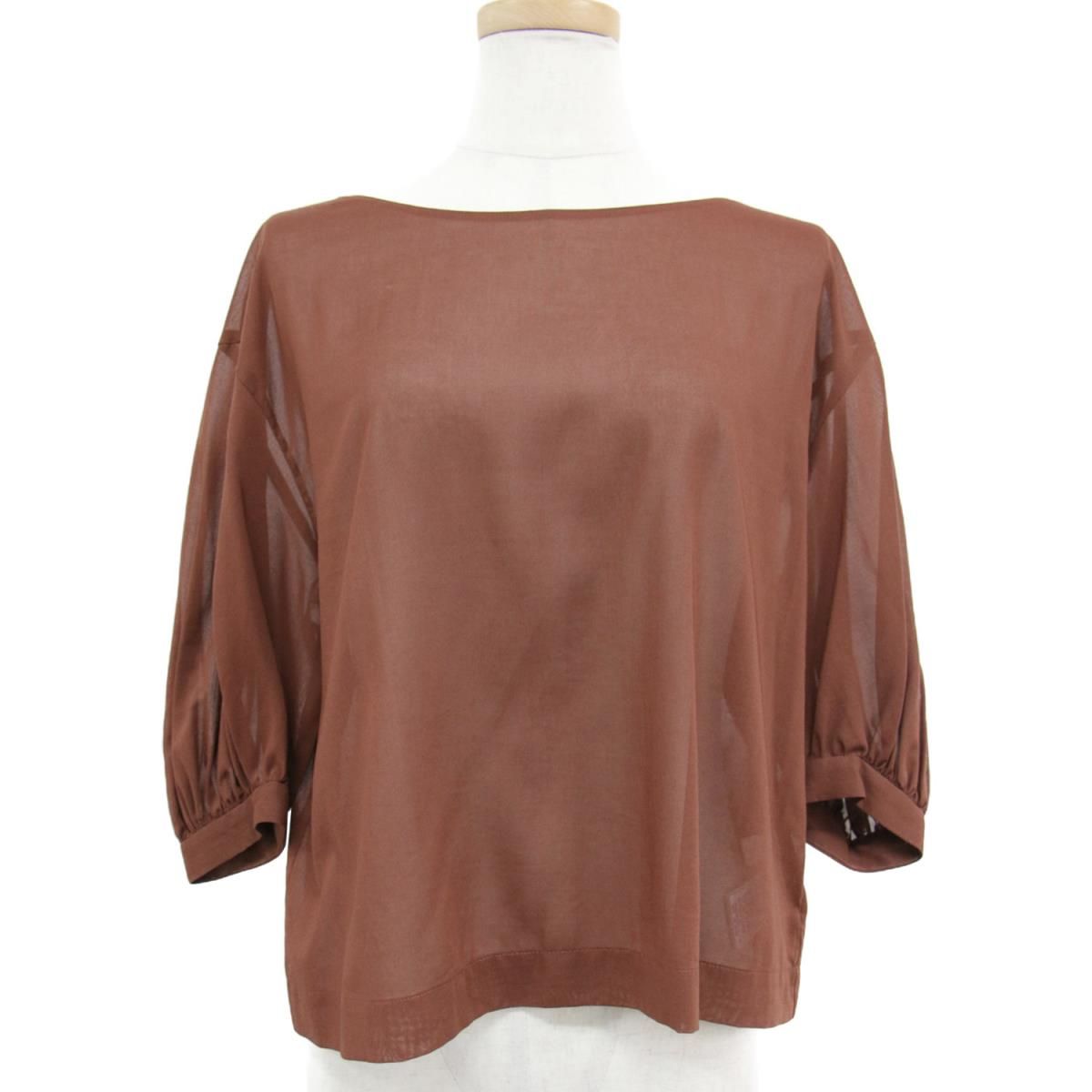 Ballsey ボールジー ブラウス 36(M位) 茶系 新品 Ballsey ボールジー 