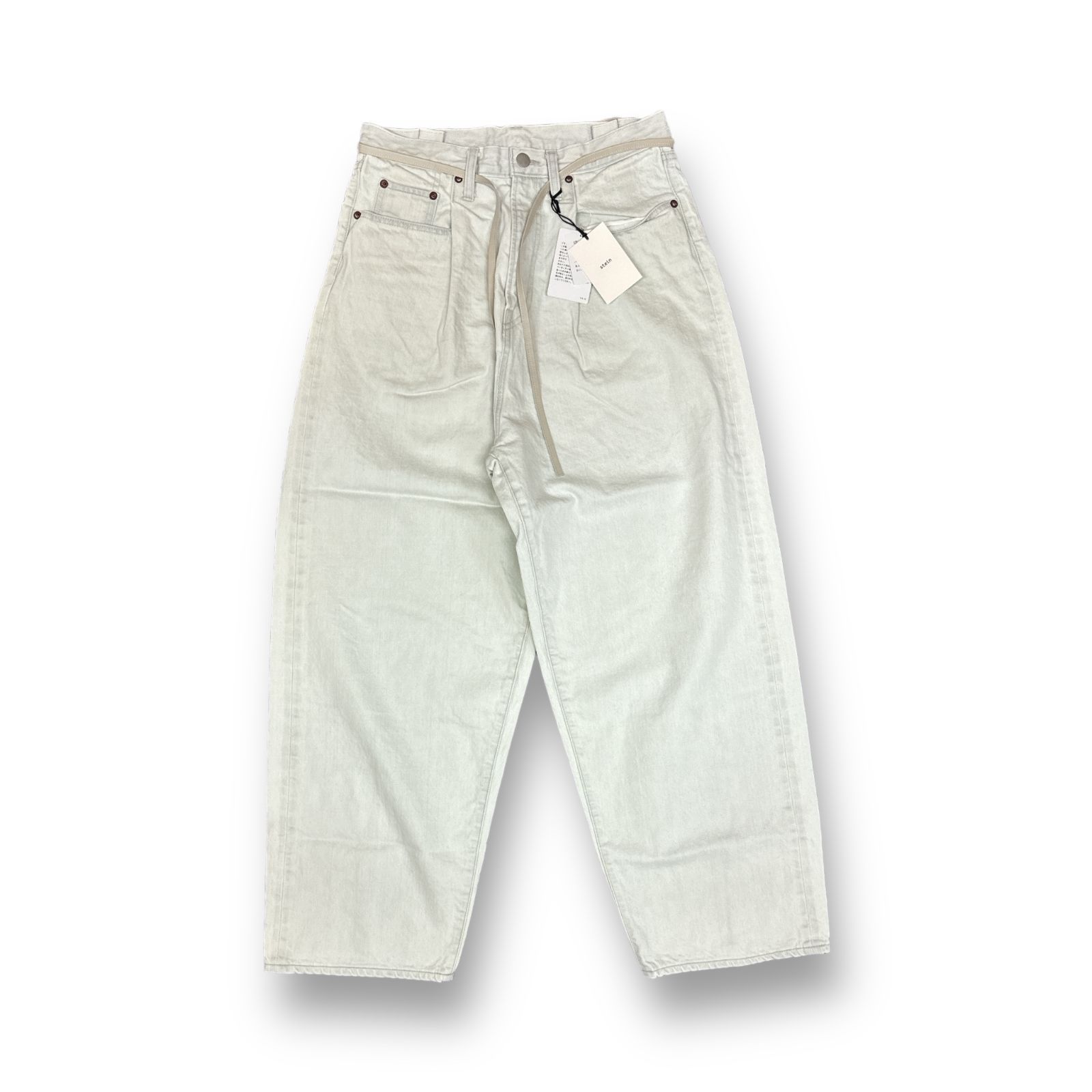 定価50600円 新品 stein VINTAGE REPRODUCTION WIDE TUCK DENIM JEANS 