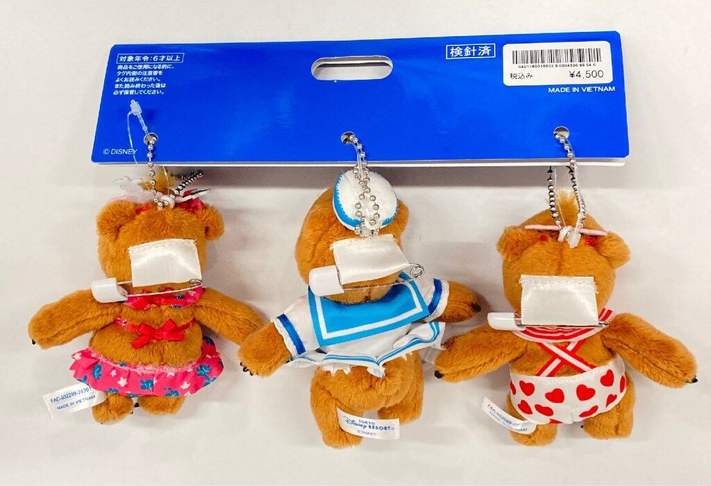 ディズニー　カントリーベア　ぬいぐるみバッジ　セット 東京ディズニーランド ぬいぐるみバッジセット カントリーベア