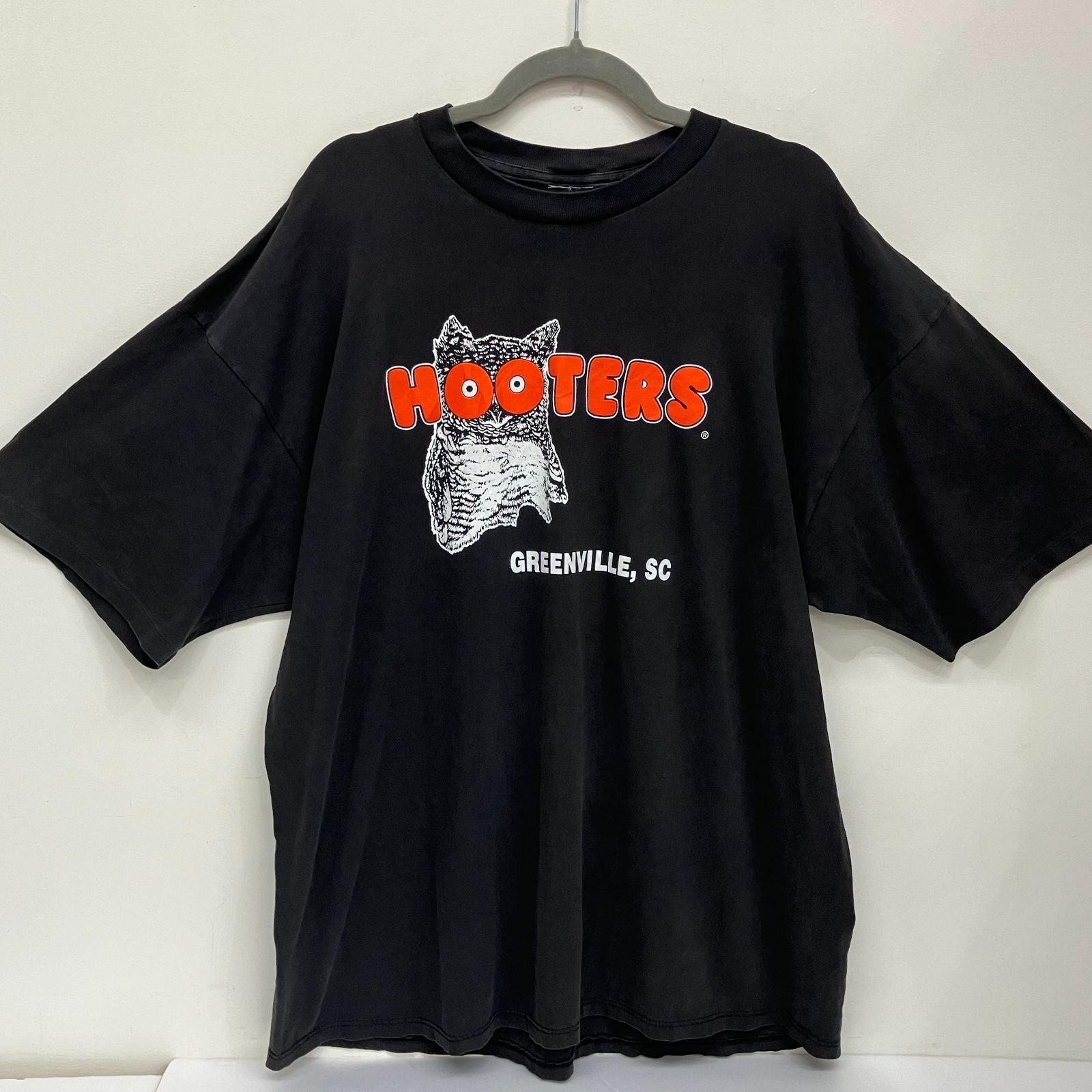 90s後半 HOOTERS GREENVILLE，SC フクロウ 動物 Tシャツ