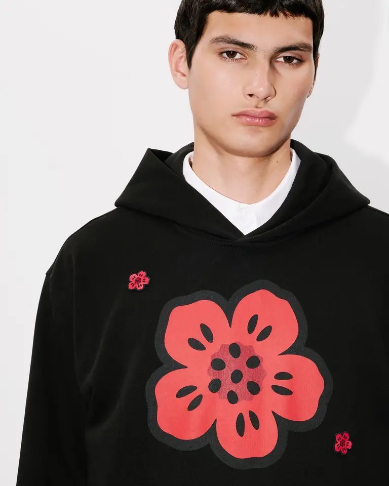 KENZO   ケンゾー  ベゴニア柄クラシックフィット・フード付きスウェットシャツ