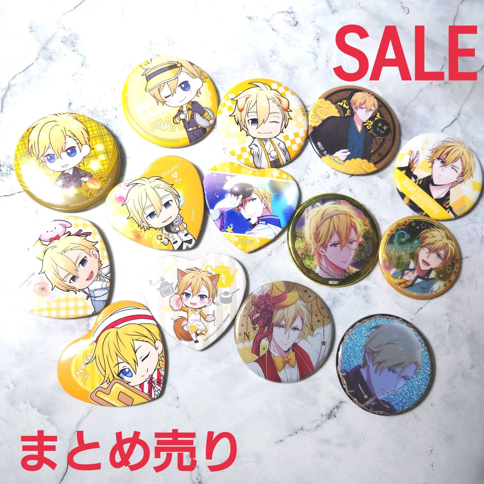 アイドリッシュセブン 六弥ナギ 缶バッジ ご希望価格コメントでお願いします アイドリッシュセブン アイナナ 六弥ナギ アニカプ缶バッチ 43枚