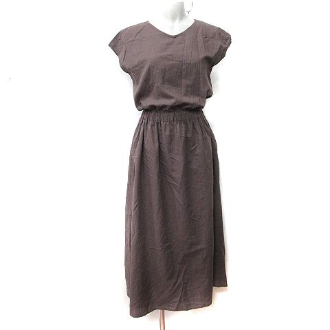 アーバンリサーチ SONNY LABEL リネン麻ブレンド大人可愛いギンガムチェックブラウジングワンピース♪ URBAN RESEARCH Sonny Label（アーバンリサーチサニーレーベル）の