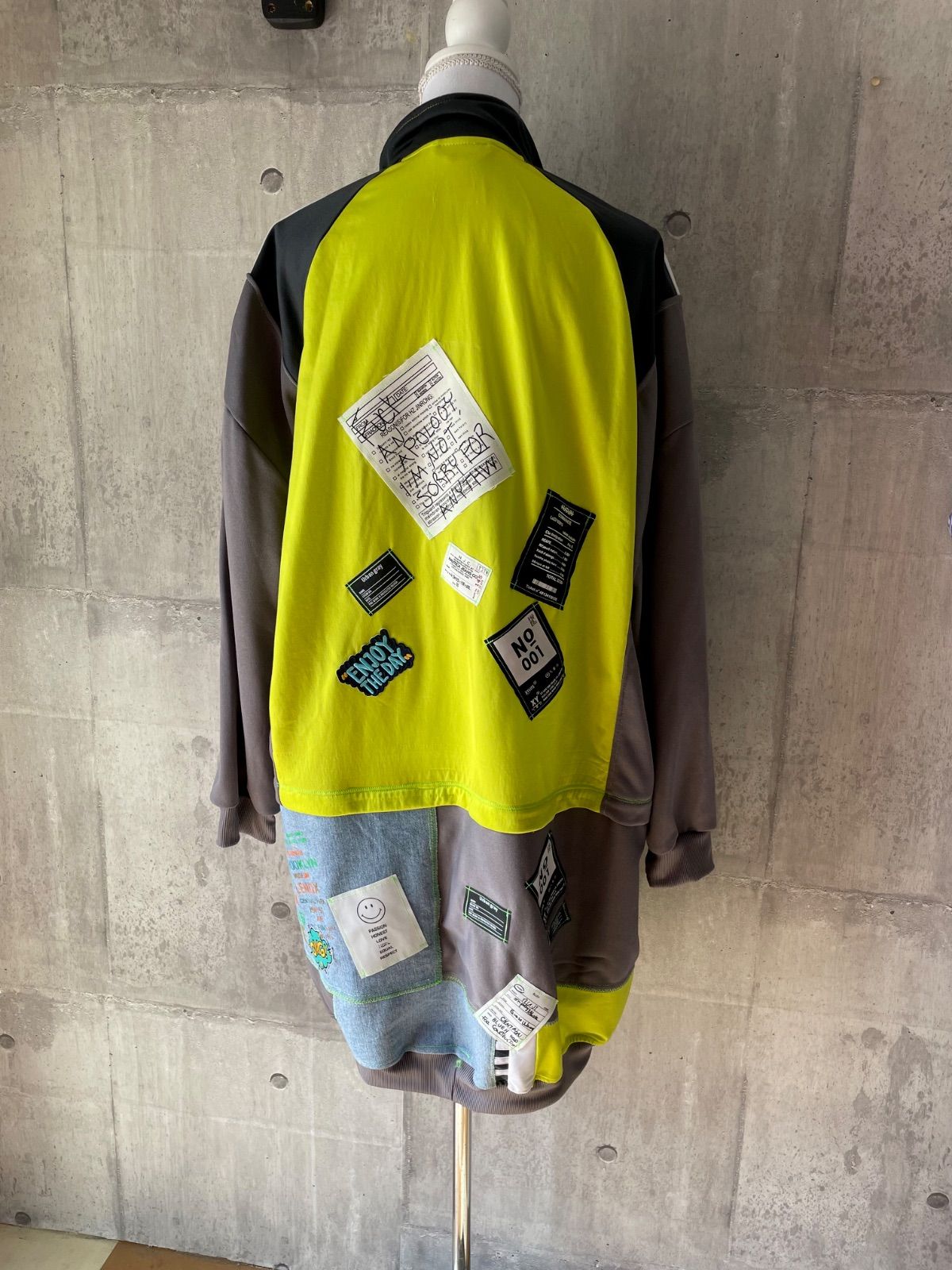 リメイクワンピース パッチワークワンピース