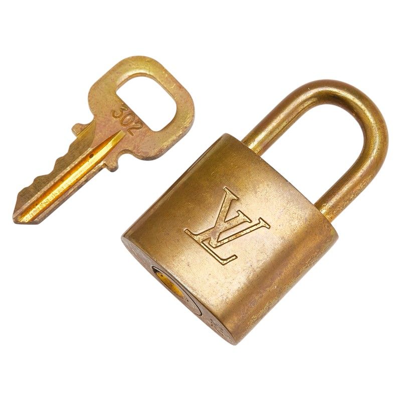 Louis Vuitton カデナ 南京錠 302 ルイ ヴィトン カデナ 南京錠 キー セット ゴールド メッキ