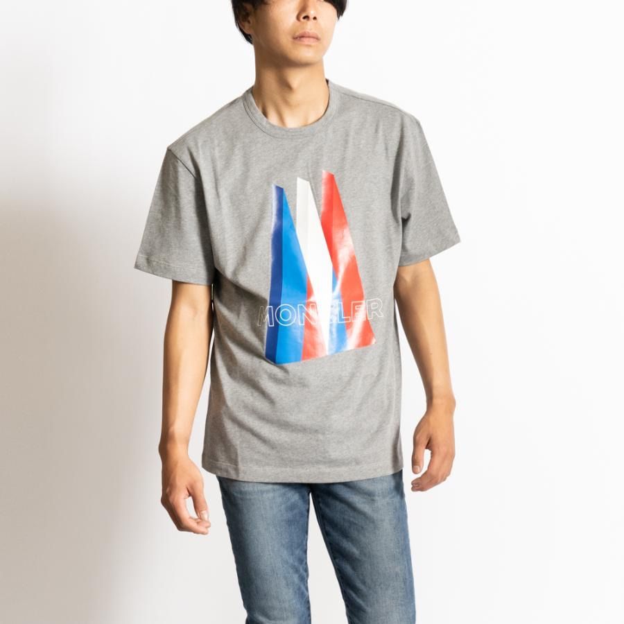 【新品】モンクレール 半袖 Tシャツ MAGLIA グレーセレセレクト