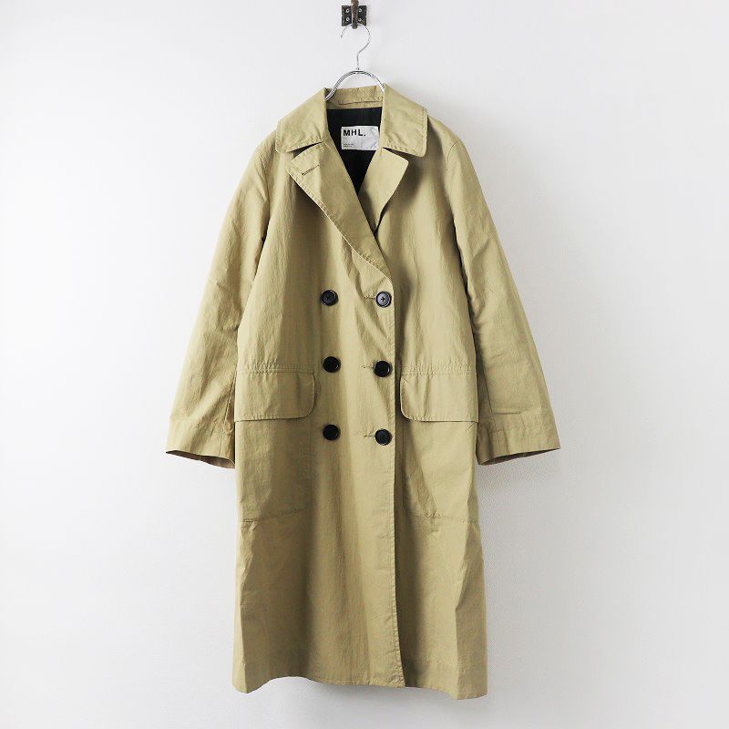 エムエイチエル マーガレットハウエル MHL. MARGARET HOWELL DRY WAX COTTON NYLON トレンチコート  1/ベージュ【2400013825238】 - メルカリ