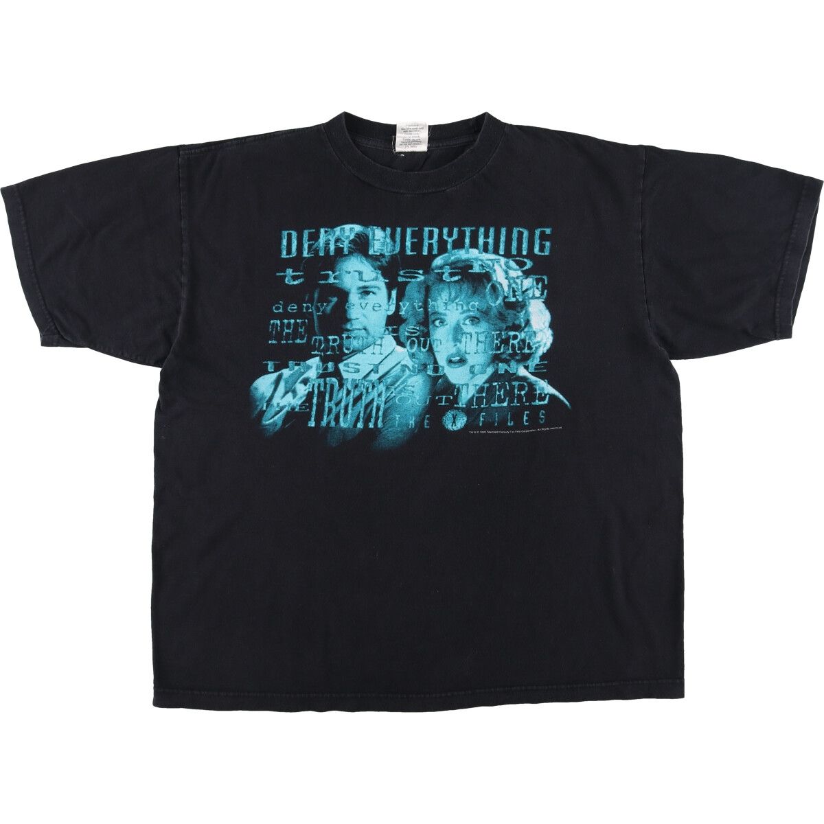 【1995年USA製】海外ドラマ Xファイル Ｔシャツ オフィシャル ビンテージ 古着 90年代 champ THE X FILES Xファイル ドラマ プリントT