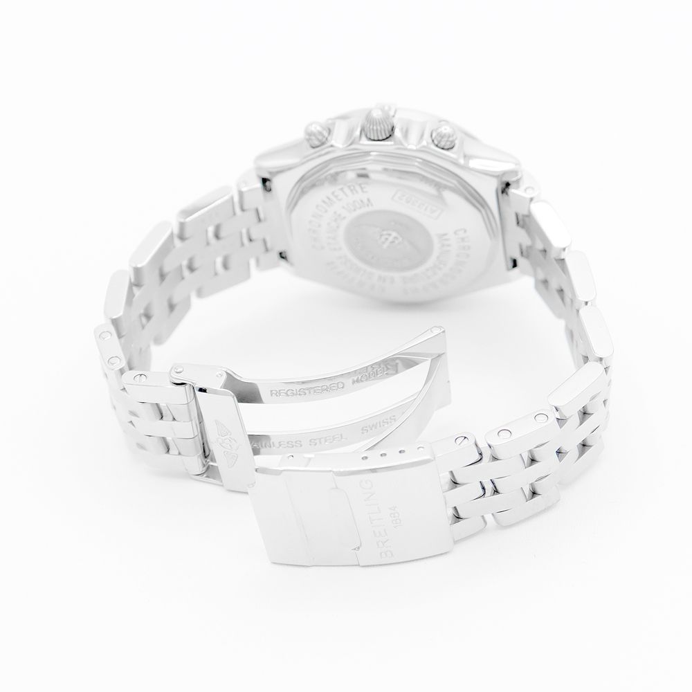 OH済 BREITLING ブライトリング クロノマット クロノグラフ A13352 白