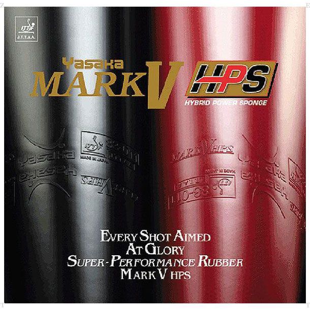 ヤサカ Yasaka マークV HPS 卓球ラバー (B74-20)、ｱｶ