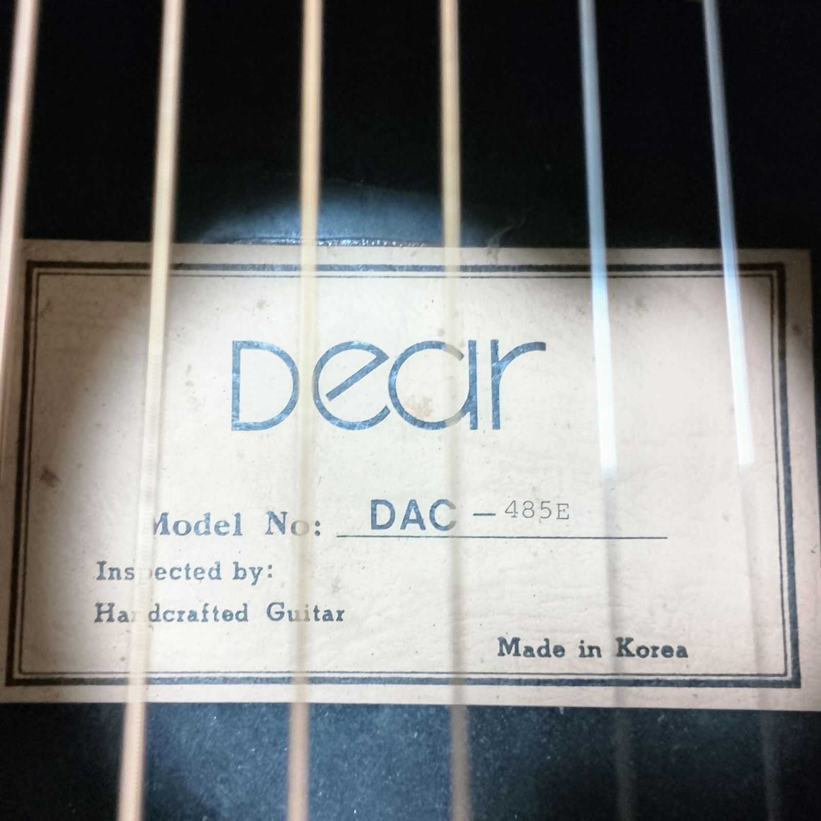 ★特価★エレアコ♪★DEAR DAC−485E★ABSファイバー 美品 DEAR DAC-485E エレアコ 新品弦に交換済み！ - メルカリ