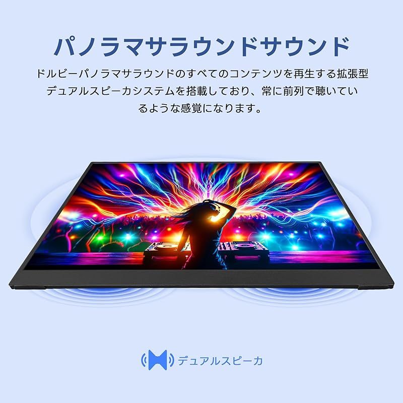 【未使用品】Scnsuptpモバイルモニター、13.9\" RACEN - CRC-MD133HC モバイルモニター 13.3inch RACEN RACEN ポータブルモニター ディスプレイ・モニター本体