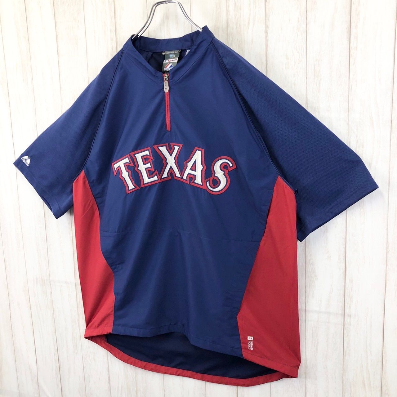 テキサスレンジャーズ Majestic マジェスティック MLB レンジャーズ