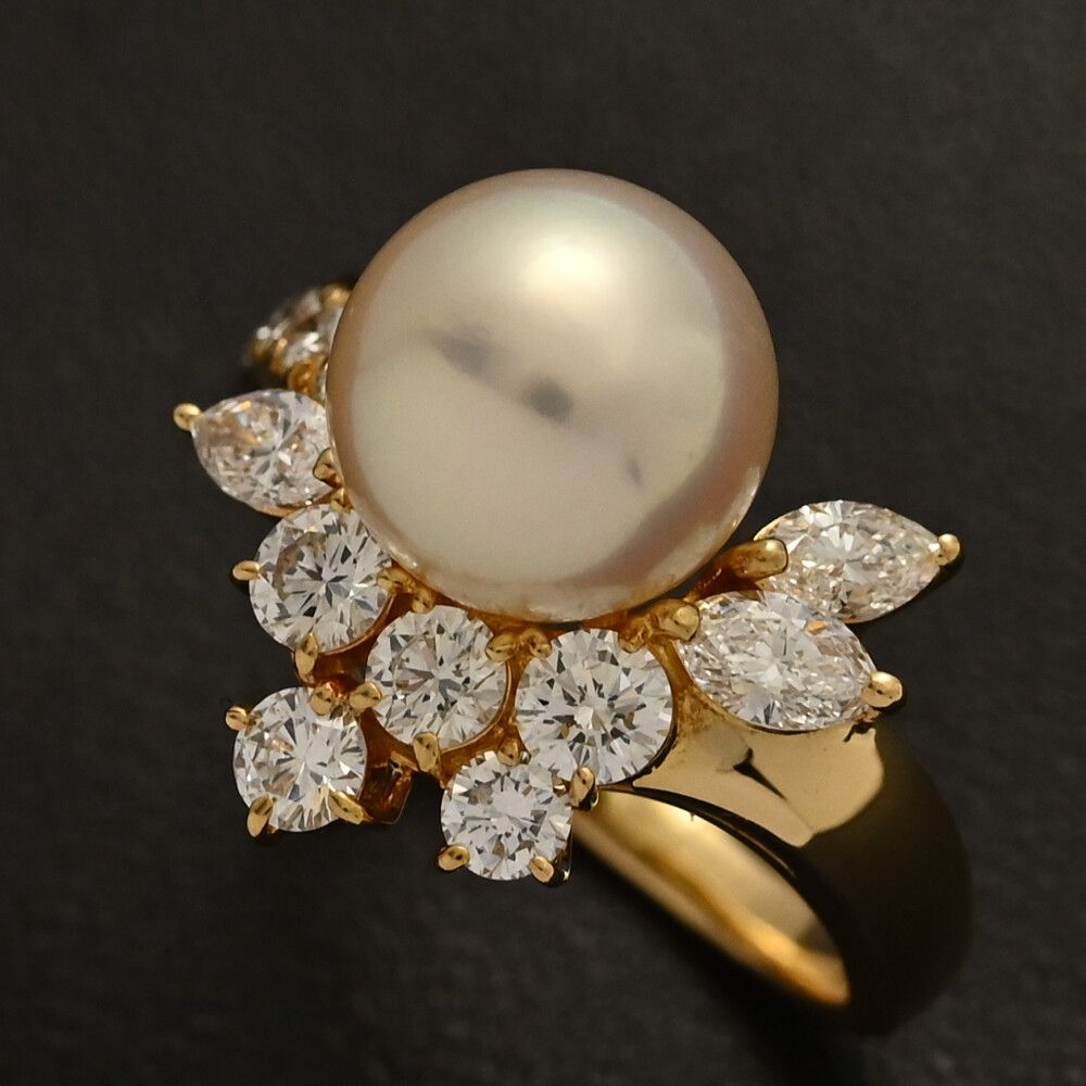 リング･指輪|K18YG|750-5.9g|FD 1.03ct|12.5号