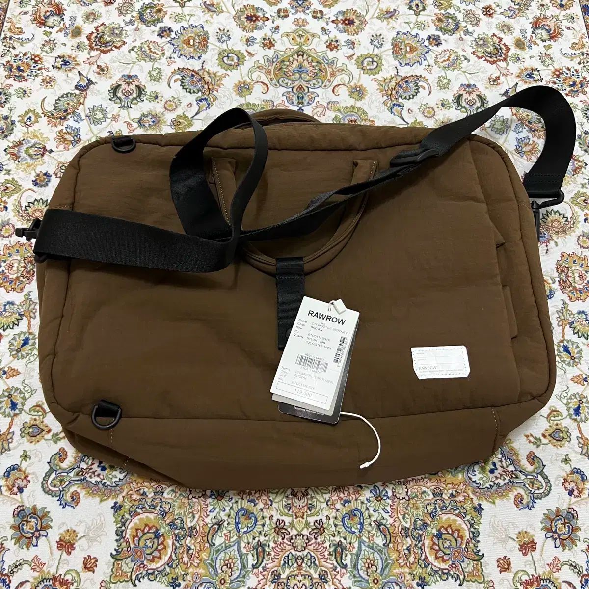 RAWROW ロウロウ シティウォーカー ライト ブリーフケース ブラウン