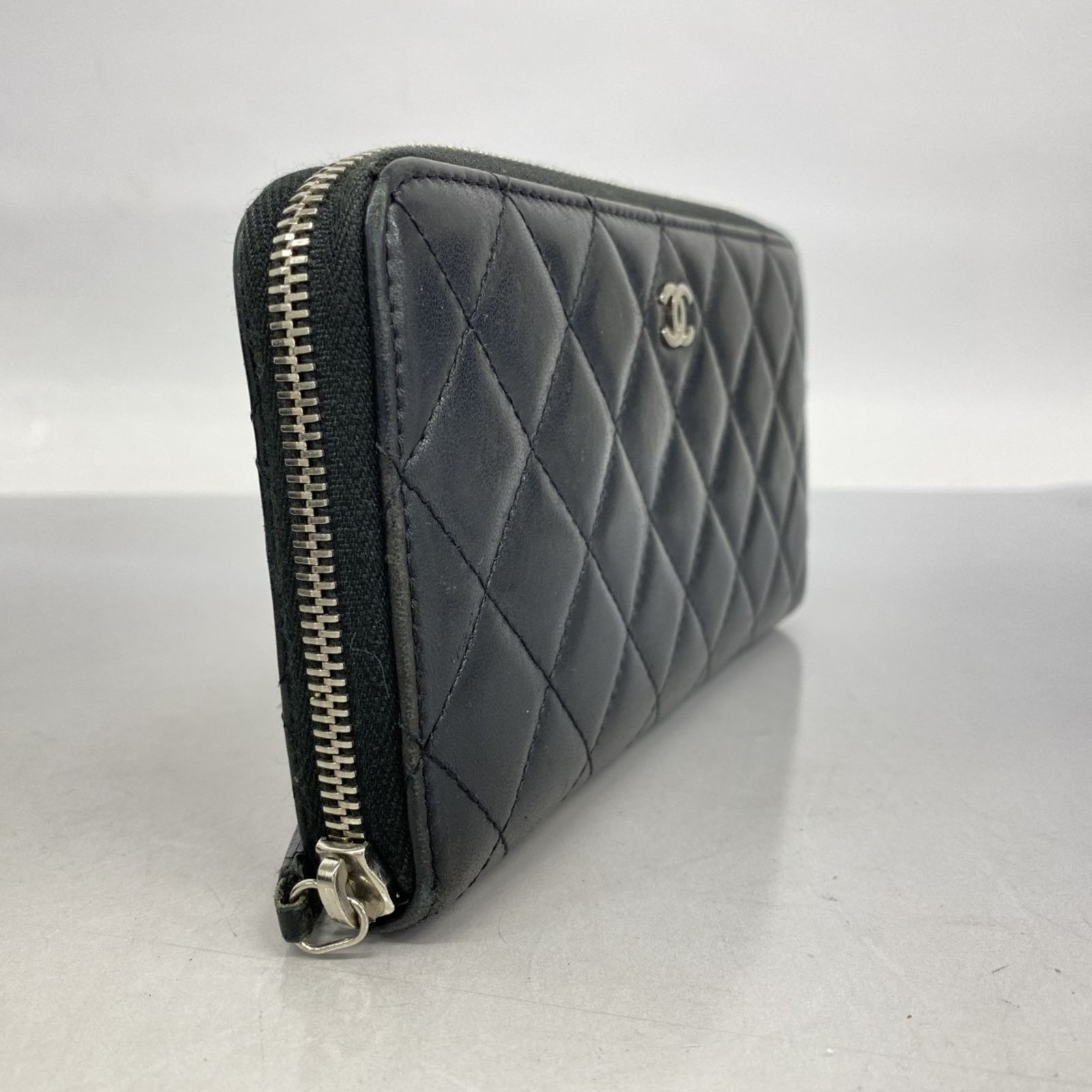 シャネル(Chanel) シャネル 長財布 マトラッセ ラムスキン