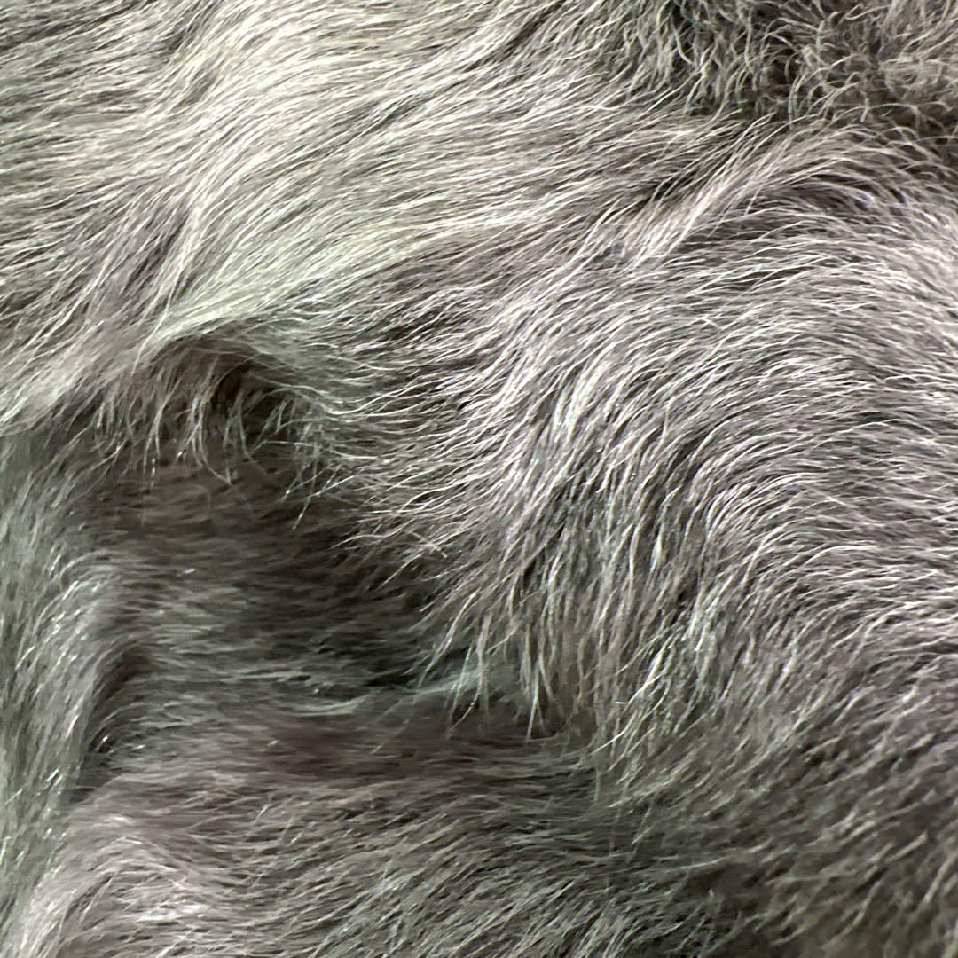 極美品】FOURRURE VERITABLE 毛皮 リアルファー グレー M - メルカリ