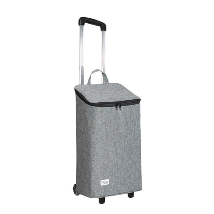 多機能折りたたみ式ショッピングカート 収納バッグ付き 強力な耐荷重 ポータブル 個人用 折りたたみ式 食料品カート 回転ホイール付き