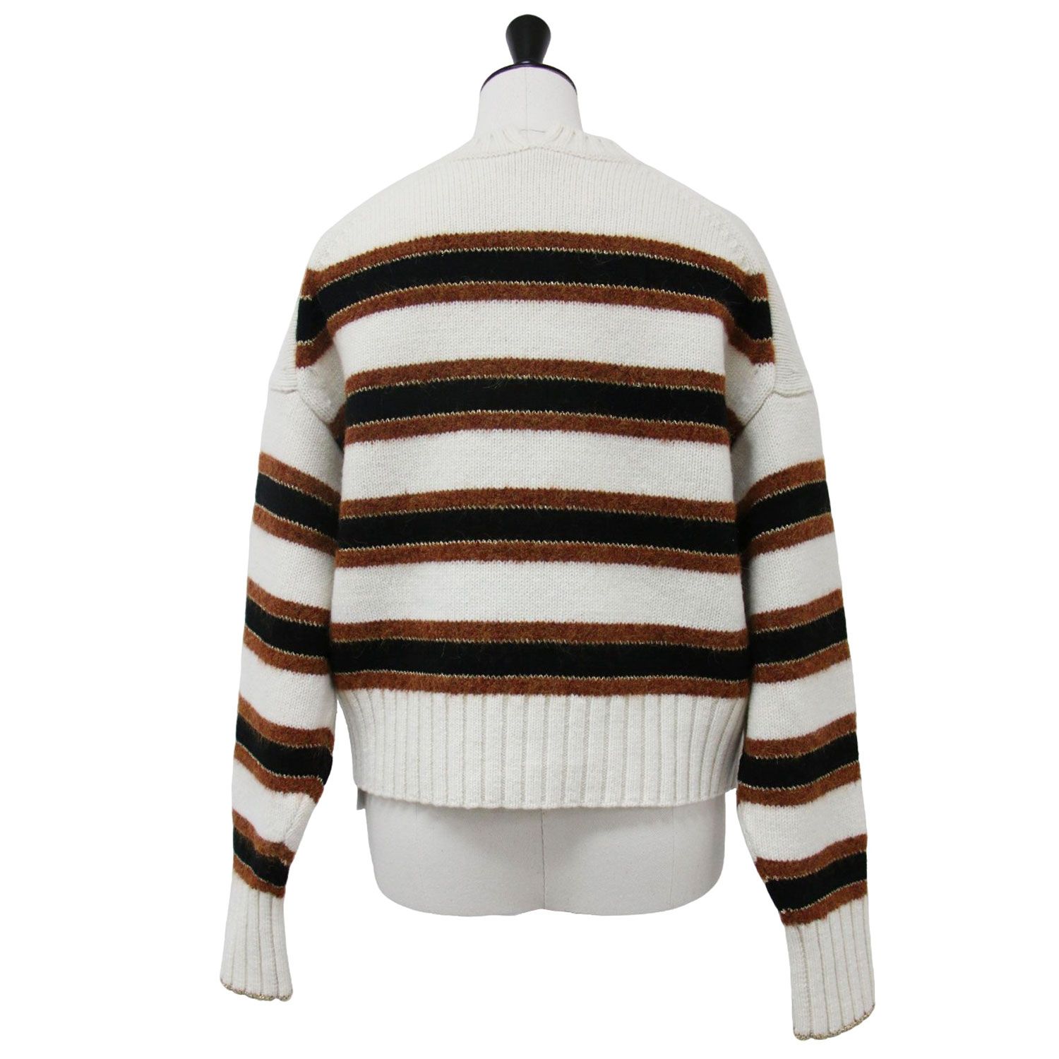 美品 MACPHEE マカフィー トゥモローランド ニット ホワイト ブラウン