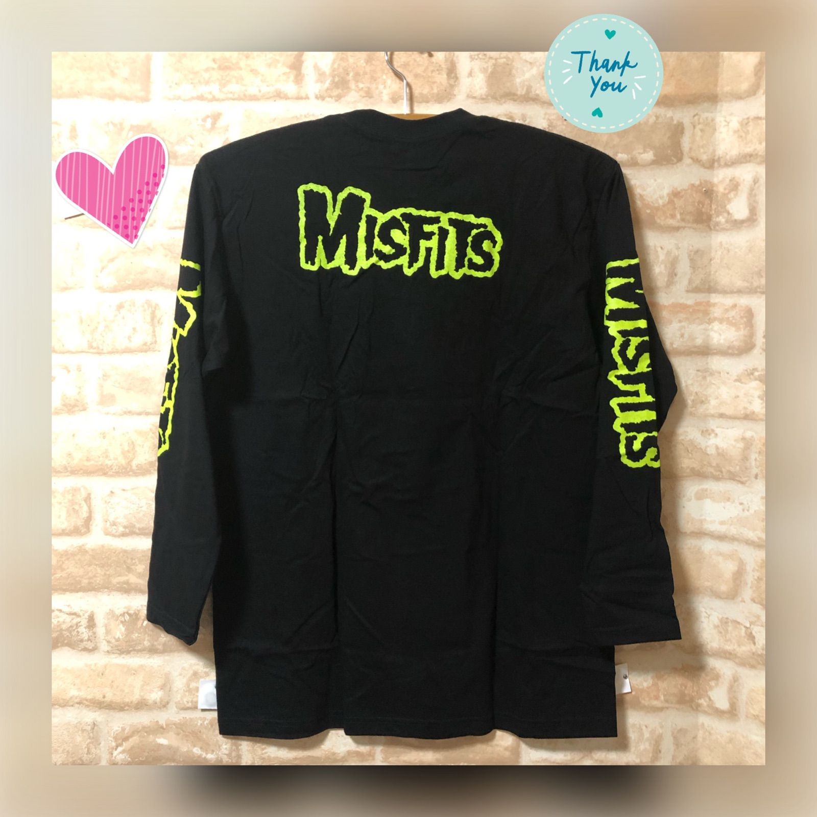 ミスフィッツ misfits ロングTシャツM, Lサイズ 長袖 - メルカリ