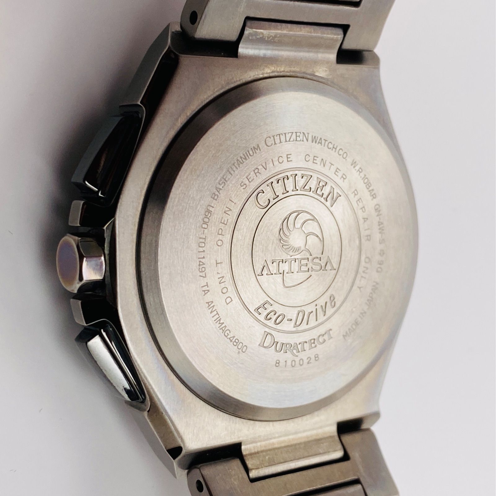 T236）良品 稼動品 CITIZEN シチズン 電波ソーラー ECO-DRIVE ATTESA 