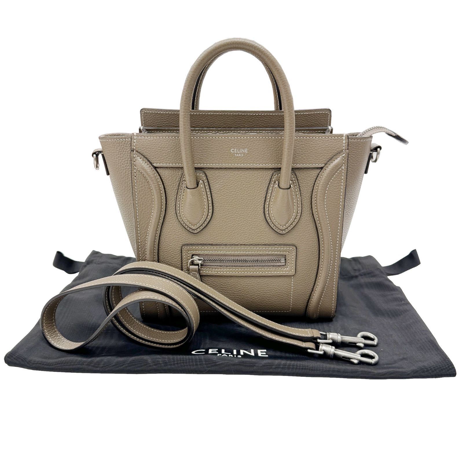 CELINE セリーヌ ラゲージ ナノ ナノショッパー 2WAYバッグ 