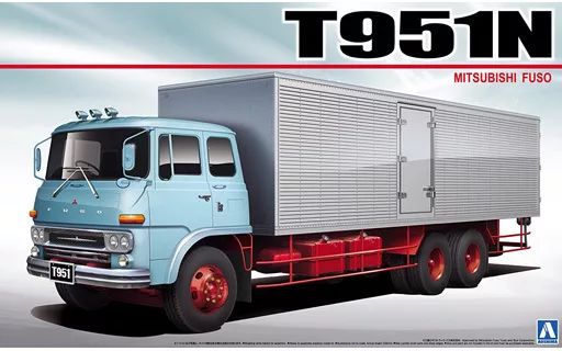 プラモデル 1|32 ふそう T951N アルミバン ヘビーフレイトシリーズ No.1 52044