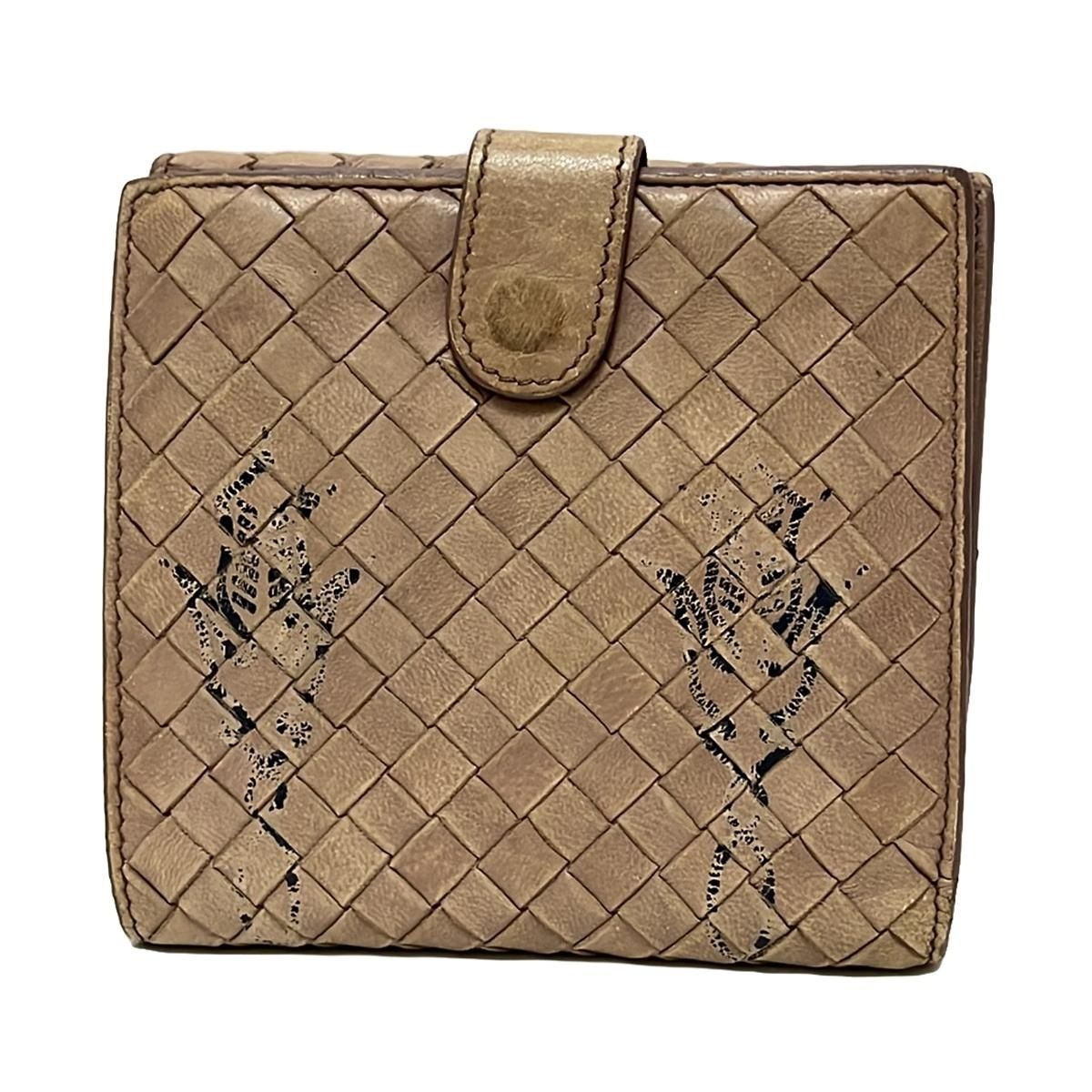BOTTEGA VENETA(ボッテガヴェネタ) Wホック財布 イントレチャート  
