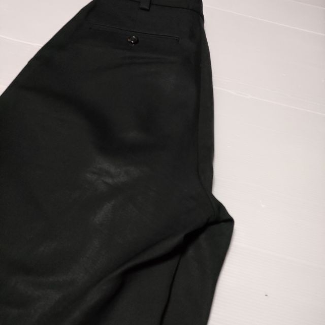 MARGARET HOWELL 578-0242602 WOOL COTTON TWILL ワイド パンツ