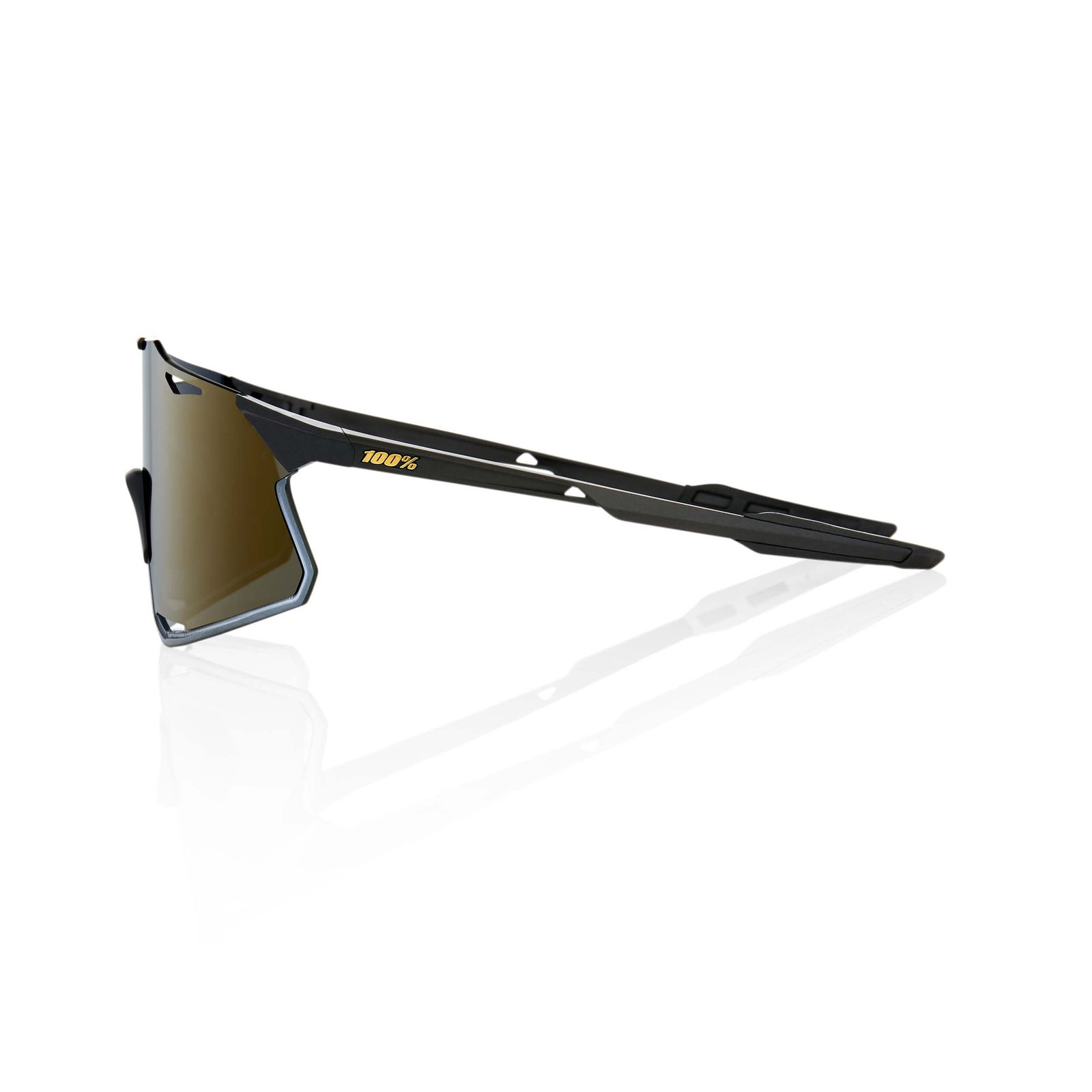 HYPERCRAFT - Matte Black / Soft Gold Mirror Lens | 100