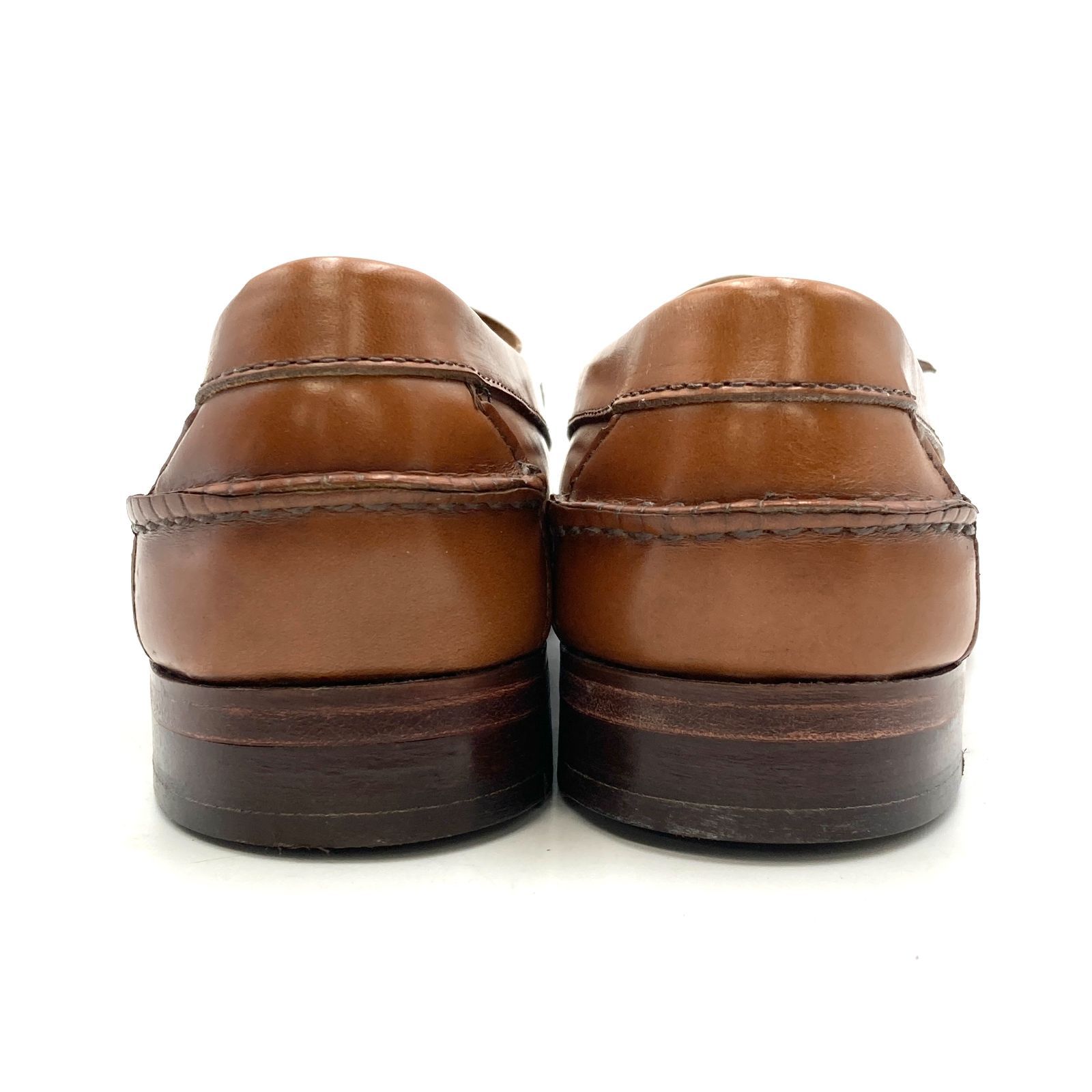 POLO ダークブラウン レザー ローファー 中古・古着通販】POLO RALPH LAUREN (ポロ・ラルフローレン