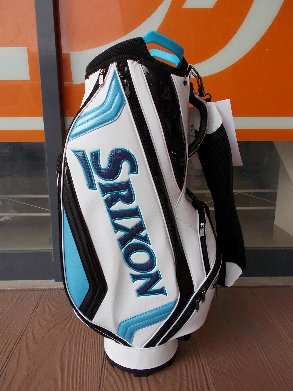 [新品]Srixon GGC-S166 ゴルフバッグ 9.5型 ホワイトイエロー 新品]Srixon GGC-S166 ゴルフバッグ 9.5型 ホワイトイエロー