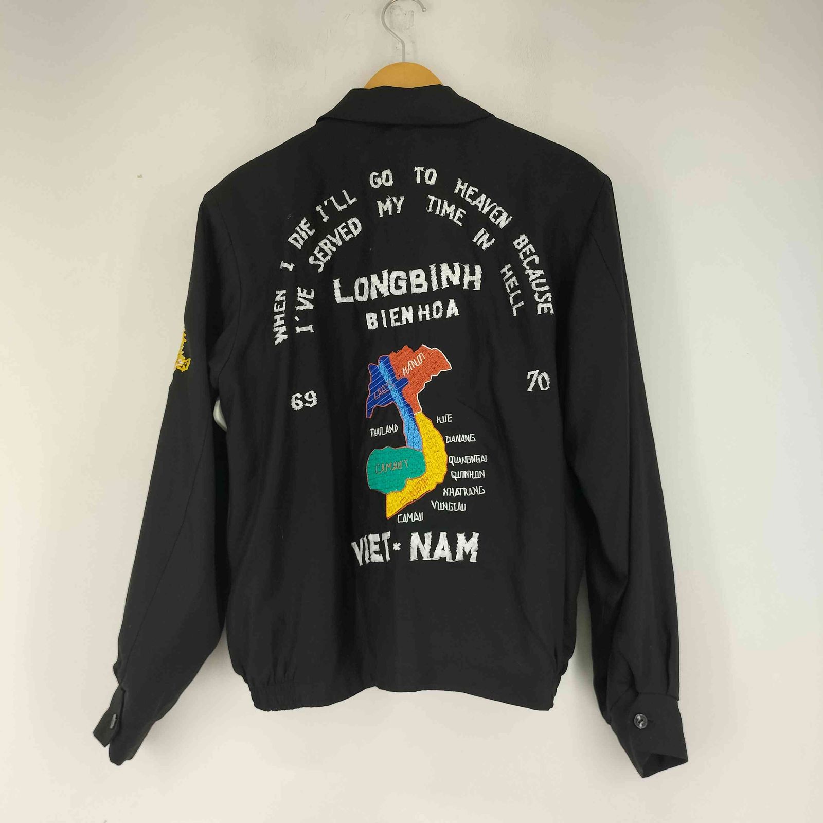 Dry Bones ベトジャン 40 (L) ドライボーンズ Dry Bones Embroidered Jacket ベトジャン