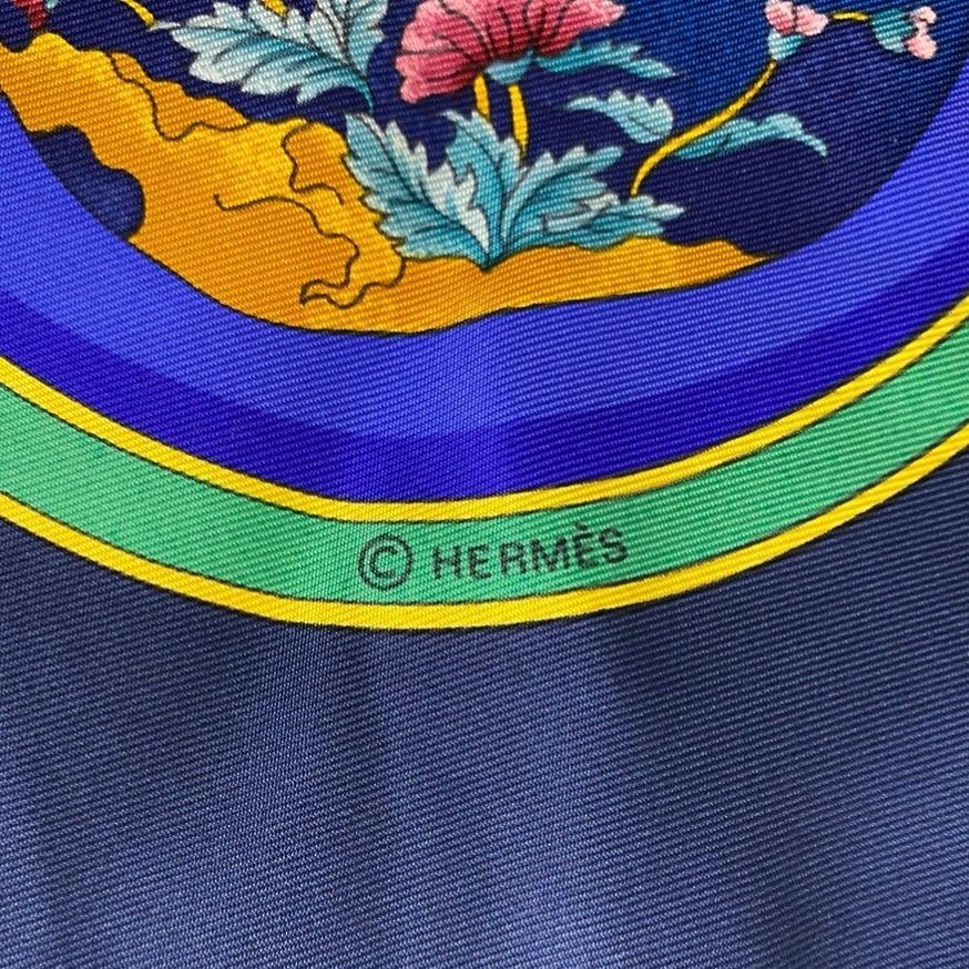 エルメス カレ90 Qu importe le flacon シルクスカーフ 香水瓶 HERMES AC0067