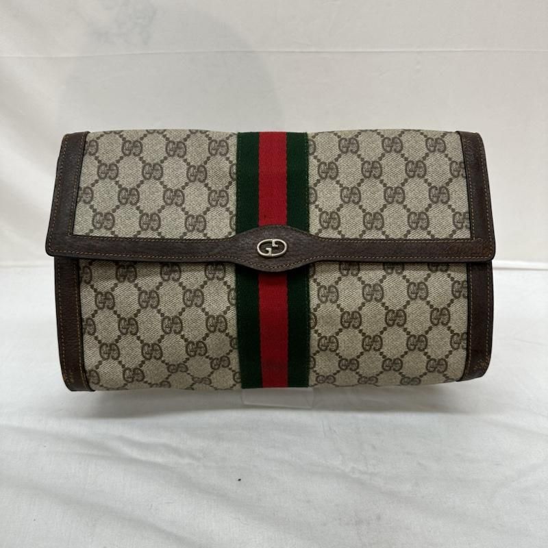 日本価格 ♣︎ GUCCI グッチ クラッチバッグ シェリーライン PVC