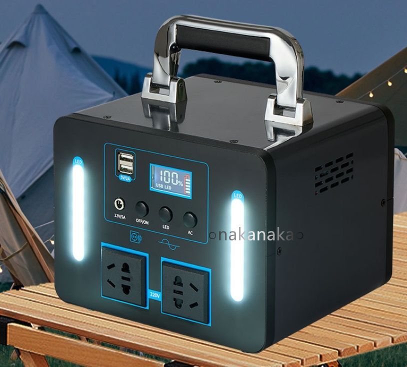 アウトドアモバイル110V電源大容量300Wポータブルバッテリー大容量320wh 家庭用バッテリーキャンプ防災用品 A450