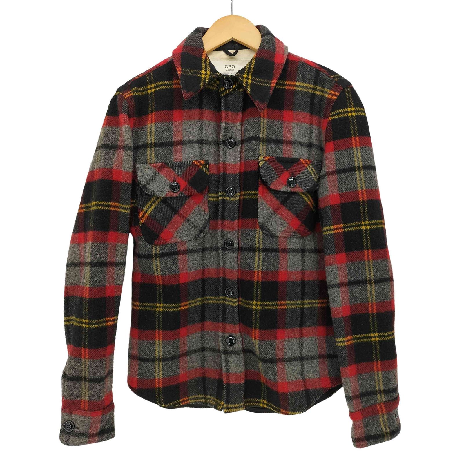 フィデリティー FIDELITY USA製 CPO JACKET チェック柄 ナイロン混 