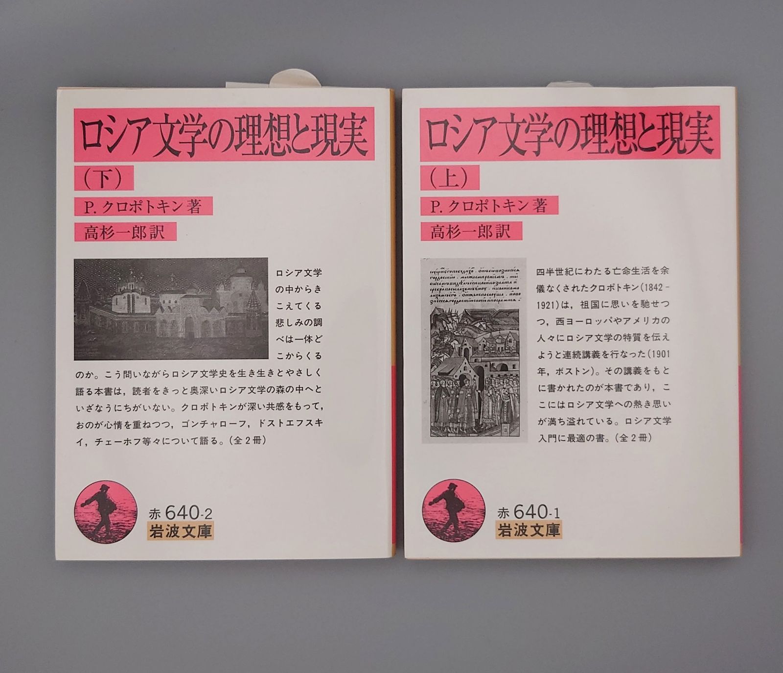 ☆ロシア文学の理想と現実 （上）（下） 岩波文庫 絶版レア - メルカリ