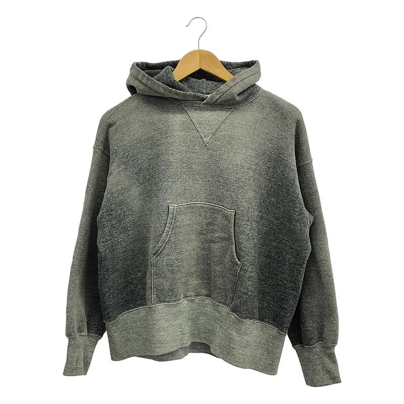 TAIGA TAKAHASHI / タイガタカハシ | lot.606 / HOODED SWEAT SHIRT / 染め加工 スウェット フーディ | 40 | グレー | メンズ