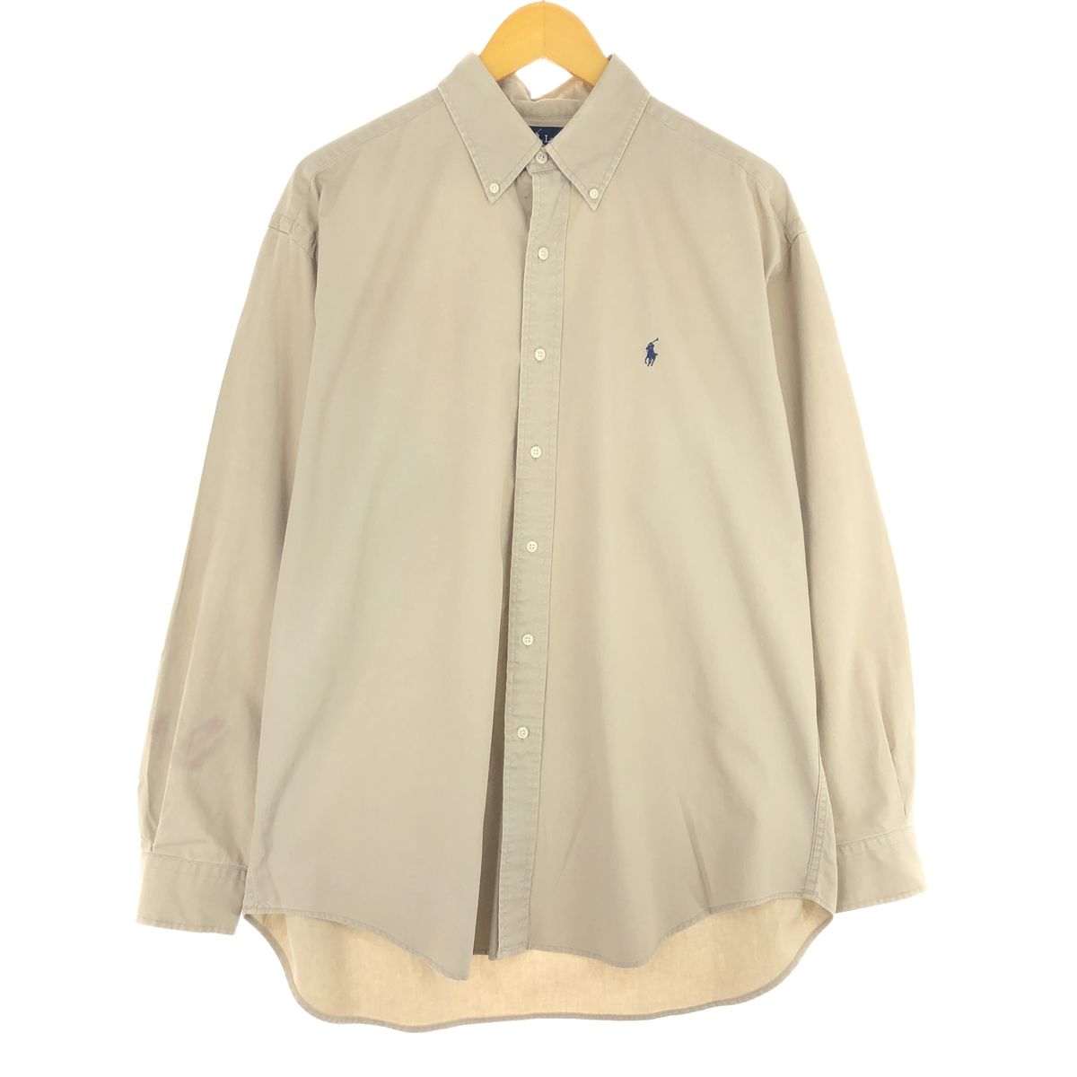 古着 ラルフローレン Ralph Lauren BLAKE 長袖 ボタンダウンシャツ メンズL/eaa445733