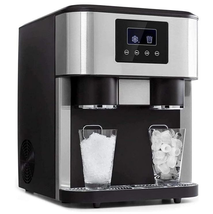 3 in 1 カウンタートップ製氷機 製氷機クラッシュアイス冷水 アイスキューブ クラッシュアイス 氷水 家庭用 バー レストラン用の電