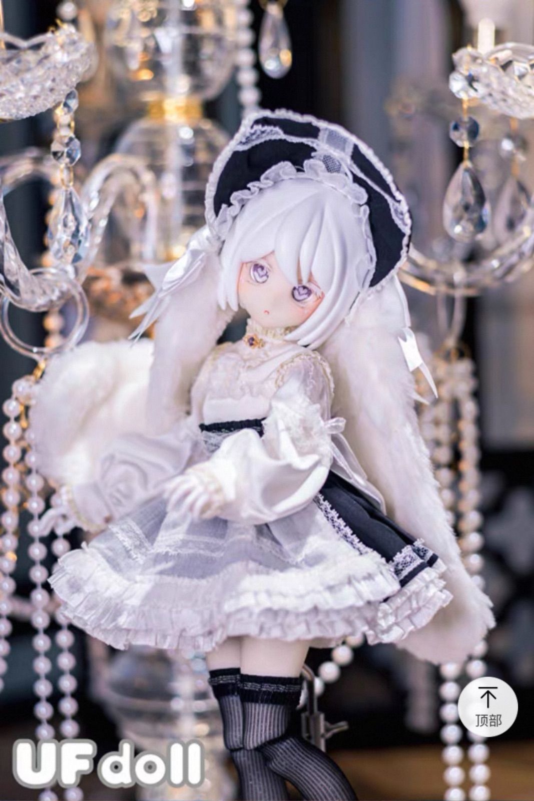 人气No.2 UFdoll Tea Time” 茶饮系列” アフタヌーンティータイム” 1|5 BJD特殊体 Doll ドール 人形 人偶 置物 モデル 咖啡牛奶 高さ 35cm white hair 1点