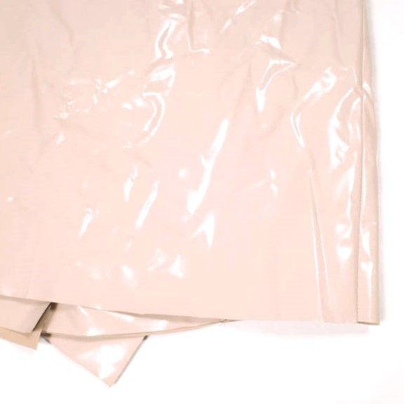 N°21 ヌメロヴェントゥーノ 21SS イタリア製 エナメルペプラムスカート 5A GONNA TESSUTO 21SW-C031-5029 36 PINK 定価82 500円 リボン ボトムス g22989 GULLKHAN_COM