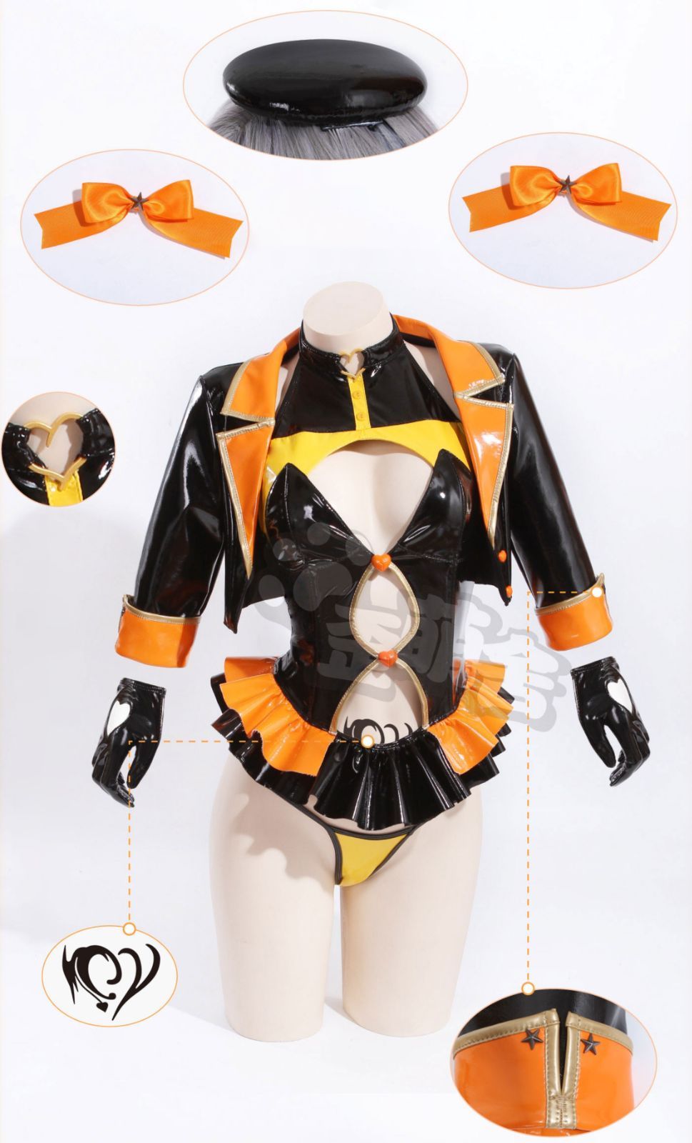 歪萌舎 アイドルステージ衣装 セクシー コスプレ 左藤空気