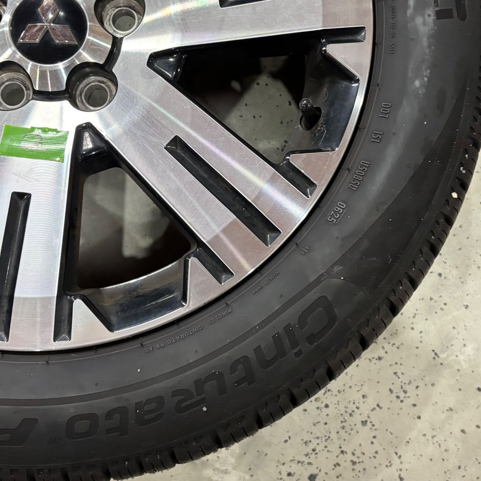 生産完了品 2 三菱 デリカ D 5 純正 18インチ 18X7J 38 5穴 PCD114.3 ホイール 1本 ミツビシ MITSUBISHI