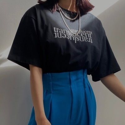 Ameri アメリ MEDI TRANSLUCENT BIG TEE ビッグT Tシャツ 半袖